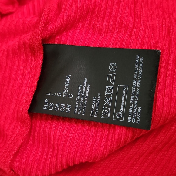 🧡 H&M: NWT Red Dress - Picture 2 of 3